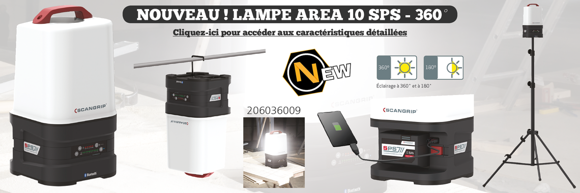 Image Lampe AREA 10 SPS réf 206036009