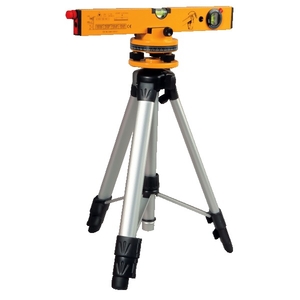 Composition niveau laser, base tournante, pied télescopique