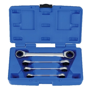 Coffrets 4 clés à cliquet e profil