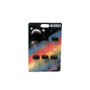 Lots de 6 petits pots transparents pour peinture