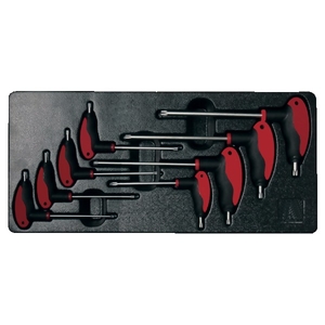 Set de clés torx avec poignée en T : 8 pièces