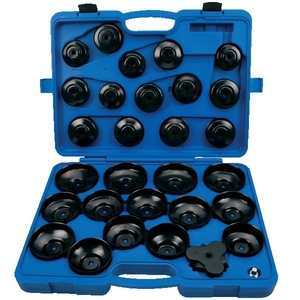 Coffret 30 douilles universelles pour filtre à huile