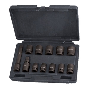 Jeu de 10 douilles à choc 6 pans