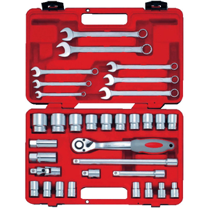 ﻿Coffret douilles 34 pièces - 1/2”