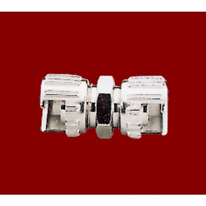 Connexion double avec mâle 1/4 et écrou baïonnette - 1 pièce