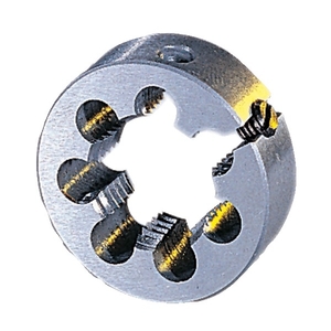 Filières à droite, rectifiées, rondes, extensibles, HSS, pas métrique, NFE 74001