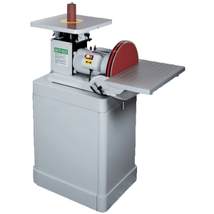 Ponceuse 2 fonctions :<br />Cylindre ponceur oscillant et lapidaire 305 mm