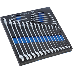 Jeu de 25 clés mixtes à œil