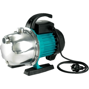 Pompes jardin avec câbles et interrupteurs