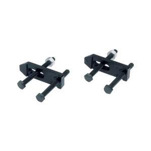 Jeu de 2 brides droites avec vis de serrage