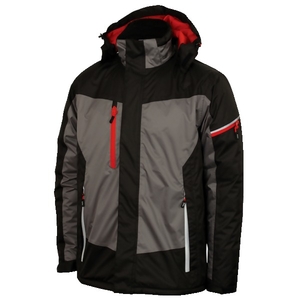 Parka waterproof légère gris noir Lee cooper