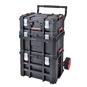 Set de 3 mallettes modulables sur chariot