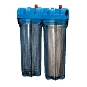 Filtres en série pour le filtrage mécanique et le traitement chimique