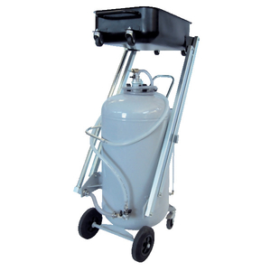 Station pantographe pour vidange moteur par gravité et par succion pour tous les véhicules y compris les poids lourds