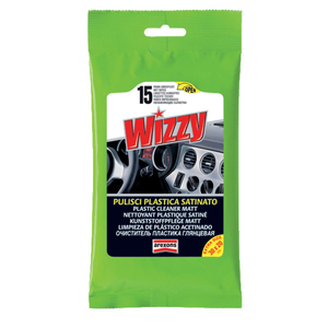 Lot de 15 lingettes nettoyantes pour plastique satiné, Wizzy