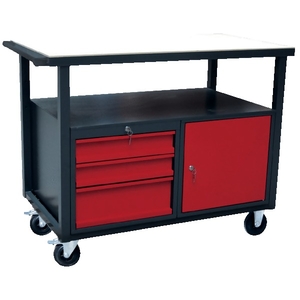 Servante atelier avec 3 tiroirs et 1 armoire - vide