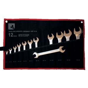 Trousse 12 clés fourches - Qualité professionnelle - 6 à 32 mm