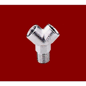 Coude en Y femelle - femelle - mâle 1/4 - 2 pièces