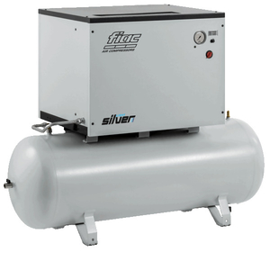 Compresseurs Light silver 4/200 - 10/270 rotatifs à vis avec cuve