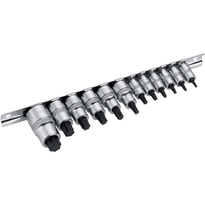 Jeu de 12 douilles torx extras courtes