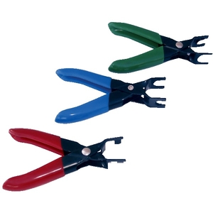 Jeu de 3 pinces pour canalisation de carburant