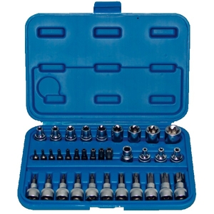 Coffret 34 pièces - 3/8” - Embouts mâle et douilles
