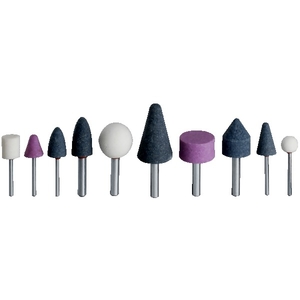 Jeu de 10 meules sur tige