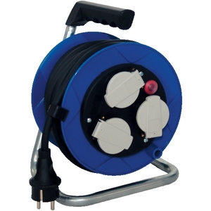 Enrouleur de câble 10 m 4x 1,5 mm² HO7RNF