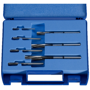 Jeu de 7 alésoirs machine, queue cylindrique, HSS-E, DIN212, pour alésage H7