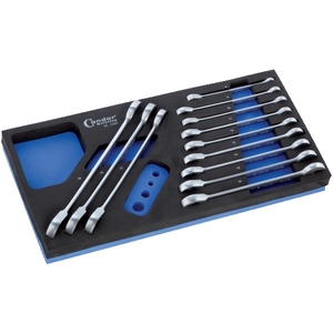 Assortiment de 12 clés mixtes à cliquets