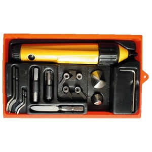 Coffret d'outils à ébavurer et chanfreiner