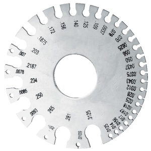 Calibre de contrôle de section de fil