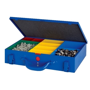 Mallette métallique avec 9 godets