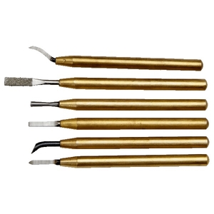 Jeu de 6 outils d'ébavurage miniatures pour ajusteurs