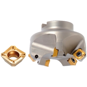 Fraises à surfacer à 45° à fixation par vis + 10 plaquettes (revêtues) SEKT 1204 AFSN PC684M