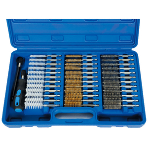 Coffret de 36 écouvillons à queue hexagonale 1/4" porte-embouts et rallonge