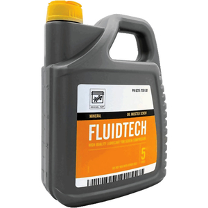 Huile minérale FLUIDTECH 2000H 5L et 20L pour compresseur à vis rotative