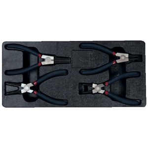 Set de pinces Circlip 175 mm : 4 pièces