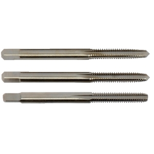 Jeu de 3 tarauds à main, entrée droite, HSS,pas fin UNF, pas gros UNC, ASME/ANSI B94.9.