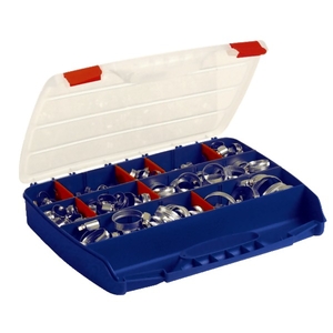 Coffret de colliers à bande ajourée et à bande pleine