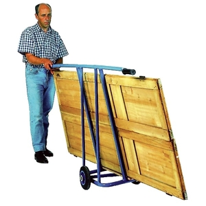 Chariot porte-panneaux acier
