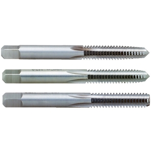 Jeu de 3 tarauds à main, entrée droite ou Gun, HSS, pas fin UNF, pas gros UNC ASME/ANSI B94.9