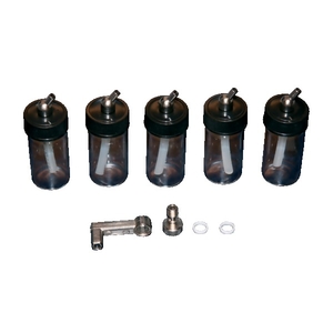 Jeu de 5 godets inférieurs pour aérographe