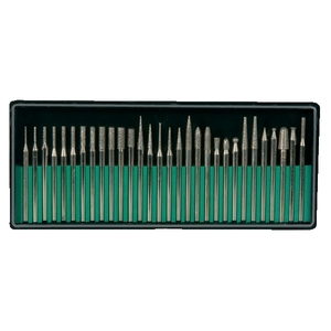 Jeu de 30 meulettes sur tige diamantées