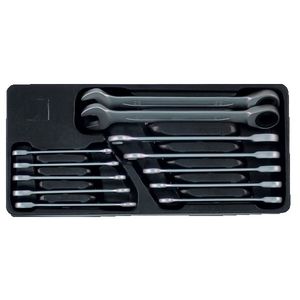 Set de clés mixtes et clés à cliquet