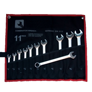 Trousse 11 clés oeil mixtes en pouce - de 3/8 à 1"