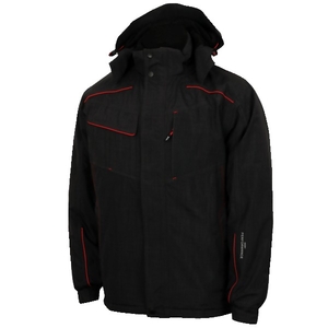 Parka waterproof noire Lee cooper