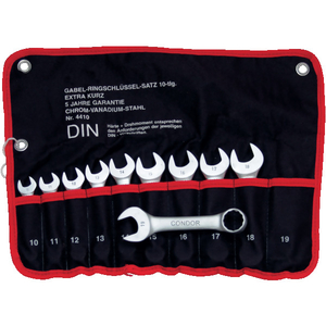 Trousse 10 clés mixtes ultra courtes