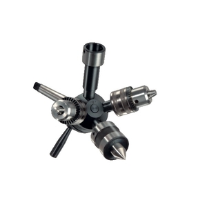 Tourelle porte-outils revolver 4 têtes et accessoires