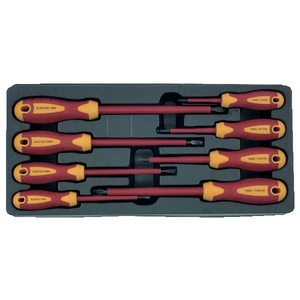 Set de tournevis isolés plats et PH : 8 pièces